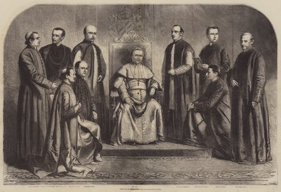 Pope Pius IX Surrounded by His Intimate Friends by Gustave Janet